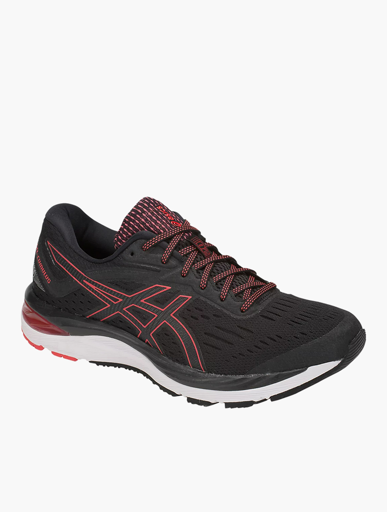 ASICS NOVAFLOW レッド　ブラック MyRunway | Shop Asics Black & Red Alert Gel Cumulus 20 Running